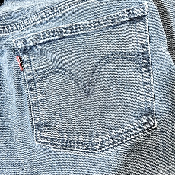 Levi’s jeans 501 Buttonfly jeans boyfriend high rise jeans gray women Size 31 - Picture 12 of 13
